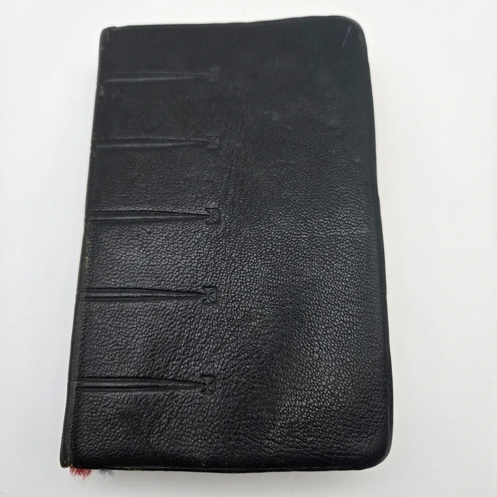 Vintage 1953 Saint Joseph Sunday Missal Large Type Latin English Leather Book